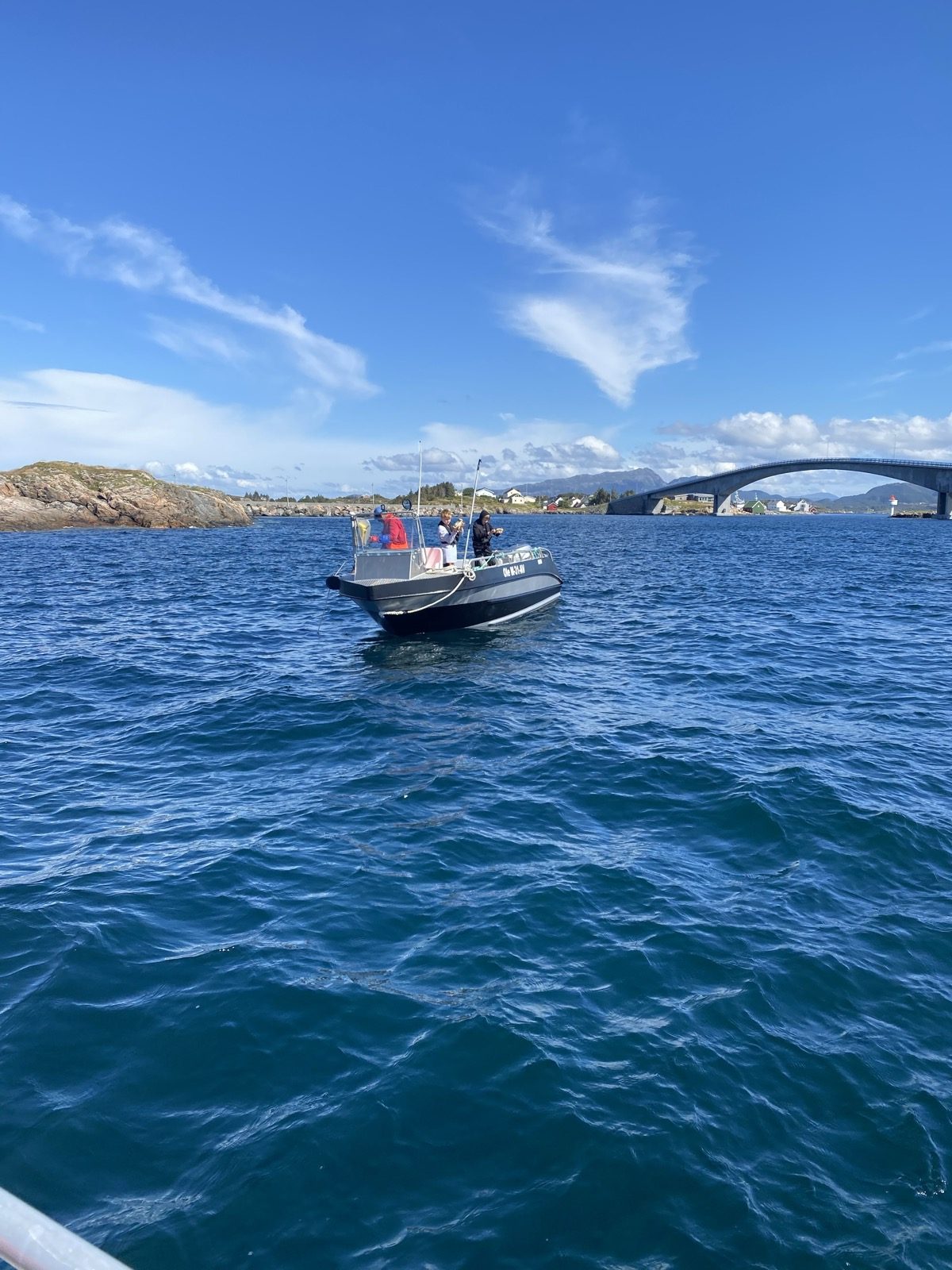 Kværnø 175 hp heading out to the fishing grounds