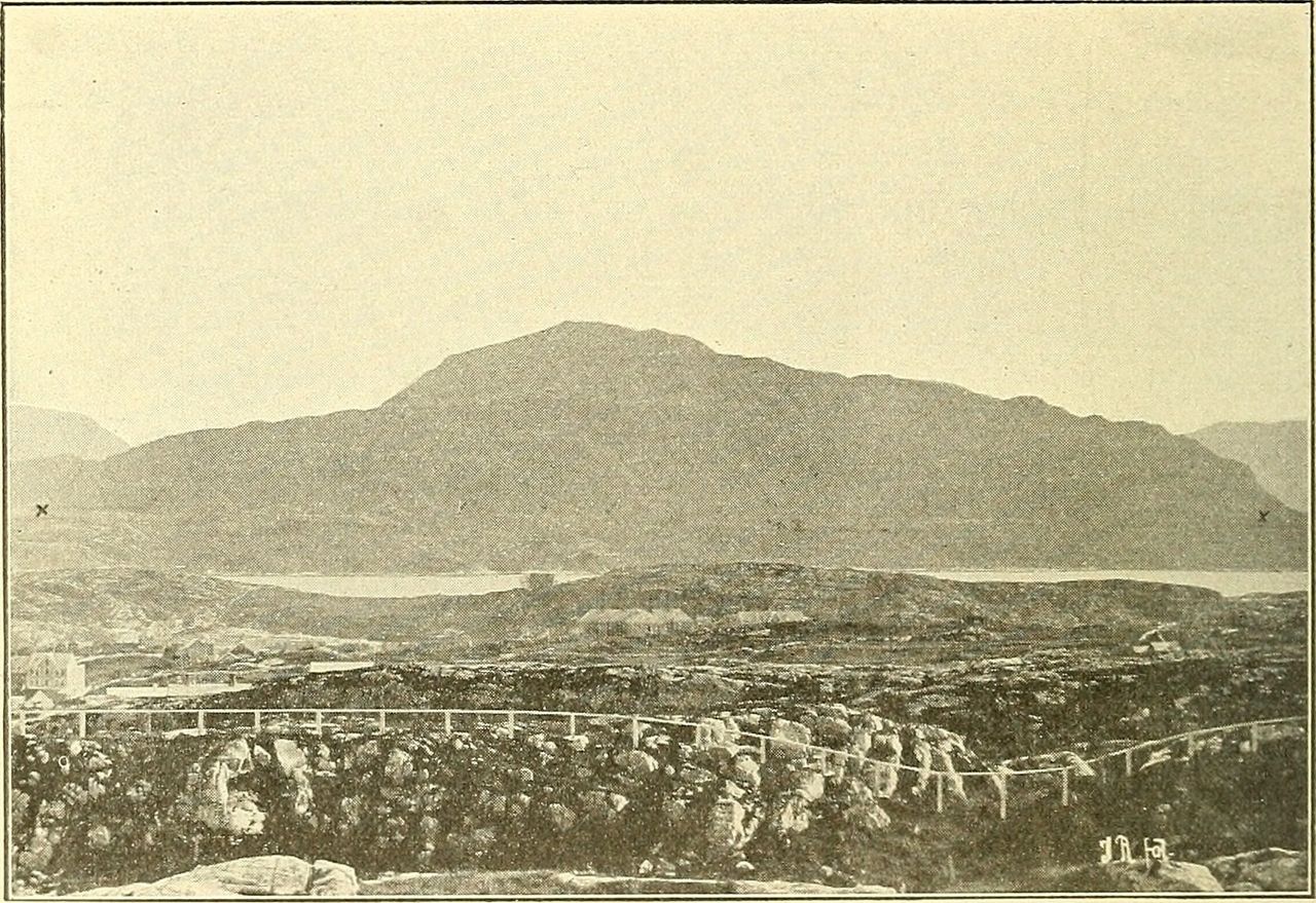 Bremsneshatten mountain and the coastline of Averøy, Norway