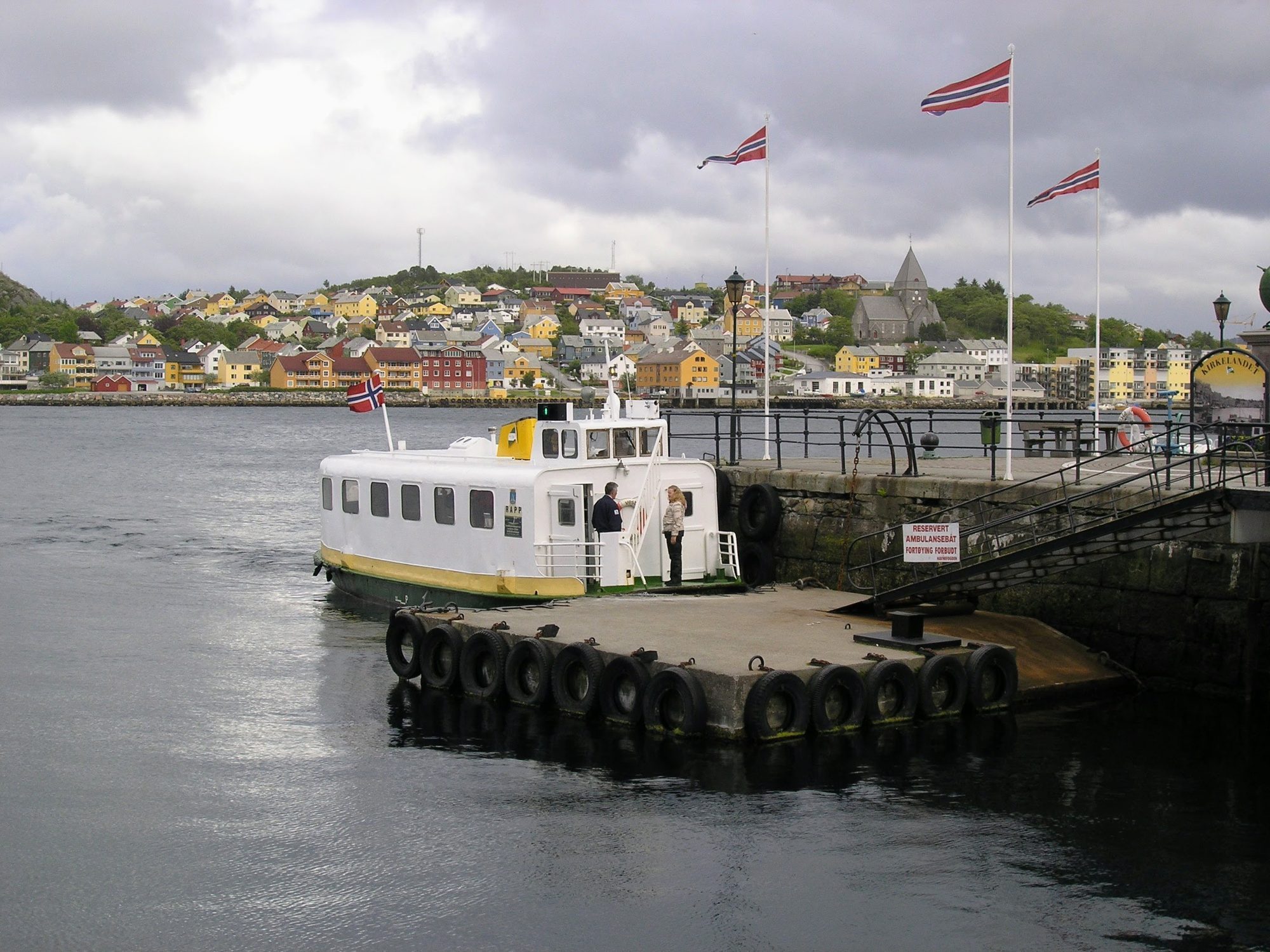 Sundbåten harbour ferry in Kristiansund, Norway